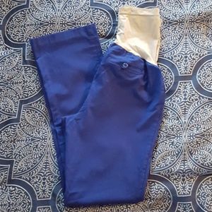 Cobalt blue maternity dress pants, size large